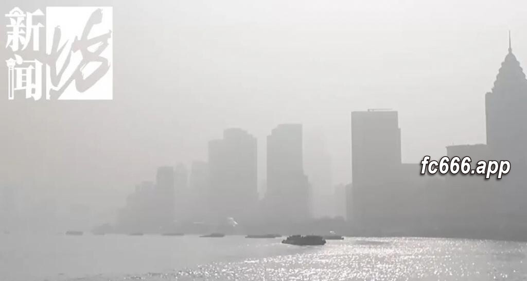 2023123110 上海浓雾笼罩现幻境，雾霾蓝色预警并行